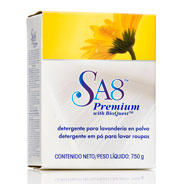 SA8 Premium Detergente en polvo 750 gr